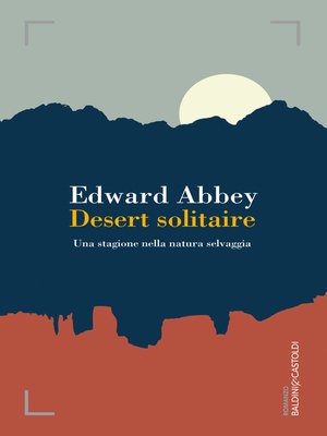 cover image of Desert solitaire